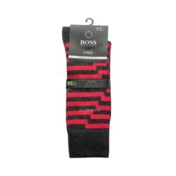 BOSS 2 Pair RS Stripe Crew Socks