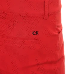 Calvin Klein Golf Printed Genius Shorts 5 Calvin Klein Golf Printed Genius Shorts -Golf Clothing Shop Calvin Klein Golf Printed Genius Short CKMS22546 Red 3 scaled