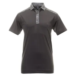 FootJoy Cloud Camo Trim Lisle Golf Shirt
