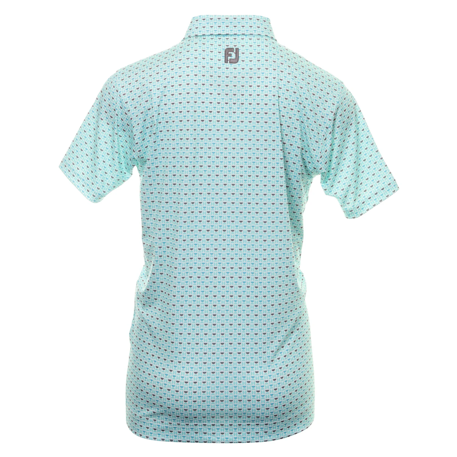 FootJoy Half Moon Geo Lisle Golf Shirt 2 FootJoy Half Moon Geo Lisle Golf Shirt - Image 2