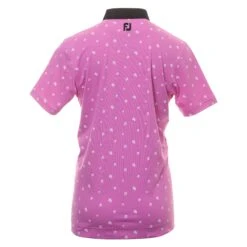 Golf Clothing Shop -Golf Clothing Shop FootJoy Scattered Floral Pique Golf Shirt 80041 2
