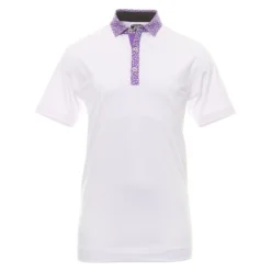 FootJoy Tossed Tulips Trim Pique Golf Shirt