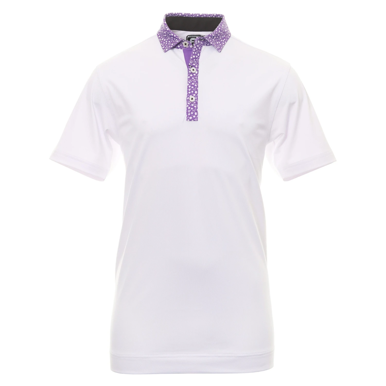 FootJoy Tossed Tulips Trim Pique Golf Shirt 1 FootJoy Tossed Tulips Trim Pique Golf Shirt