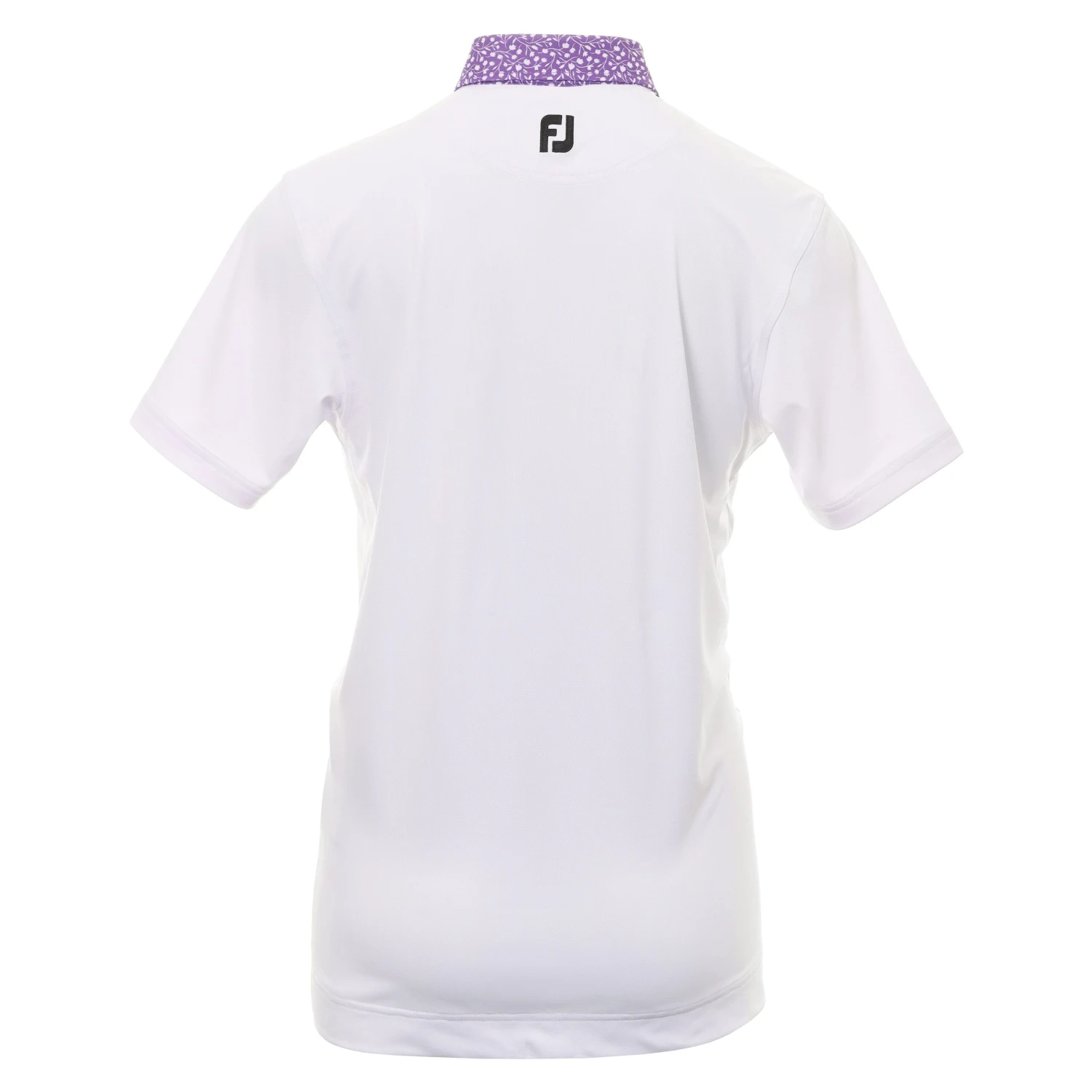 FootJoy Tossed Tulips Trim Pique Golf Shirt 2 FootJoy Tossed Tulips Trim Pique Golf Shirt - Image 2