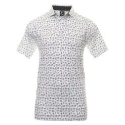 FootJoy Travel Print Lisle Golf Shirt