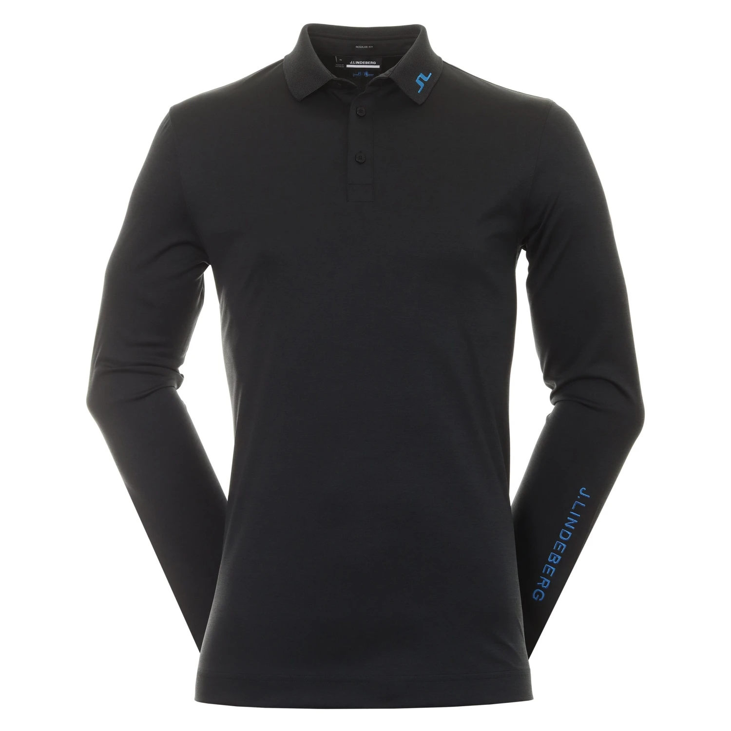 J.Lindeberg Golf Tour Tech Long Sleeve Polo Shirt 1 J.Lindeberg Golf Tour Tech Long Sleeve Polo Shirt