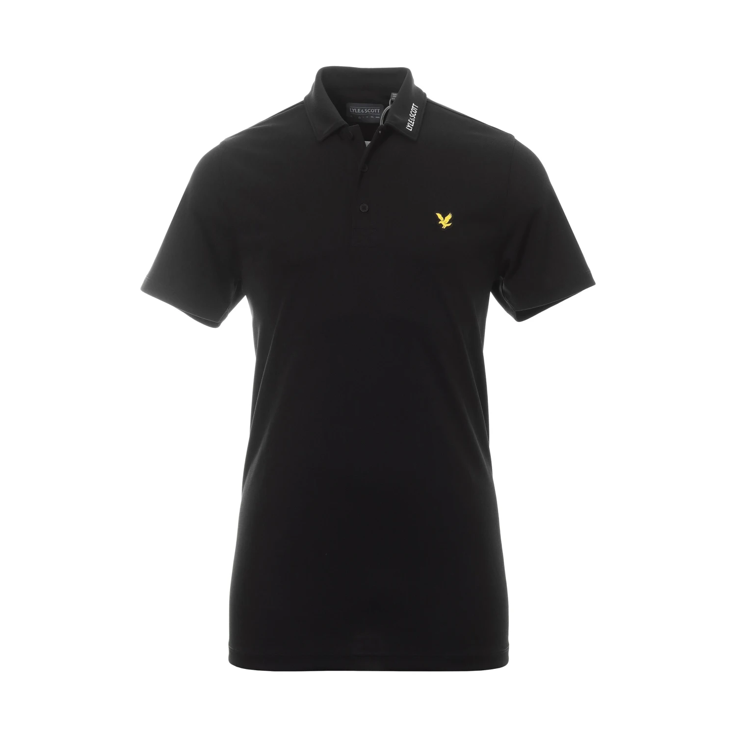 Lyle & Scott Golf Tech Collar Logo Shirt 1 Lyle & Scott Golf Tech Collar Logo Shirt