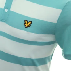 Lyle & Scott Golf Wide Stripe Polo 5 Lyle & Scott Golf Wide Stripe Polo -Golf Clothing Shop Lyle Scott Golf Wide Stripe Polo SP1560 Retro Blue W579 3 scaled