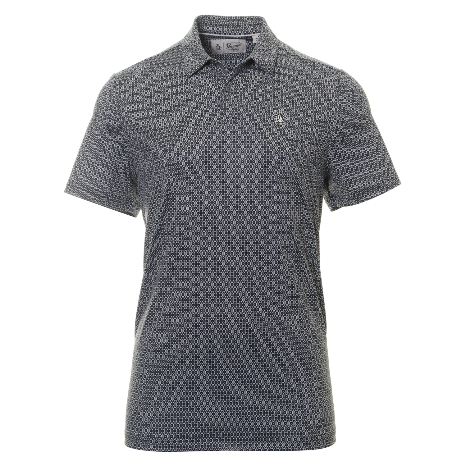 Original Penguin Golf Heritage Floral Geo Print Polo Shirt 1 Original Penguin Golf Heritage Floral Geo Print Polo Shirt