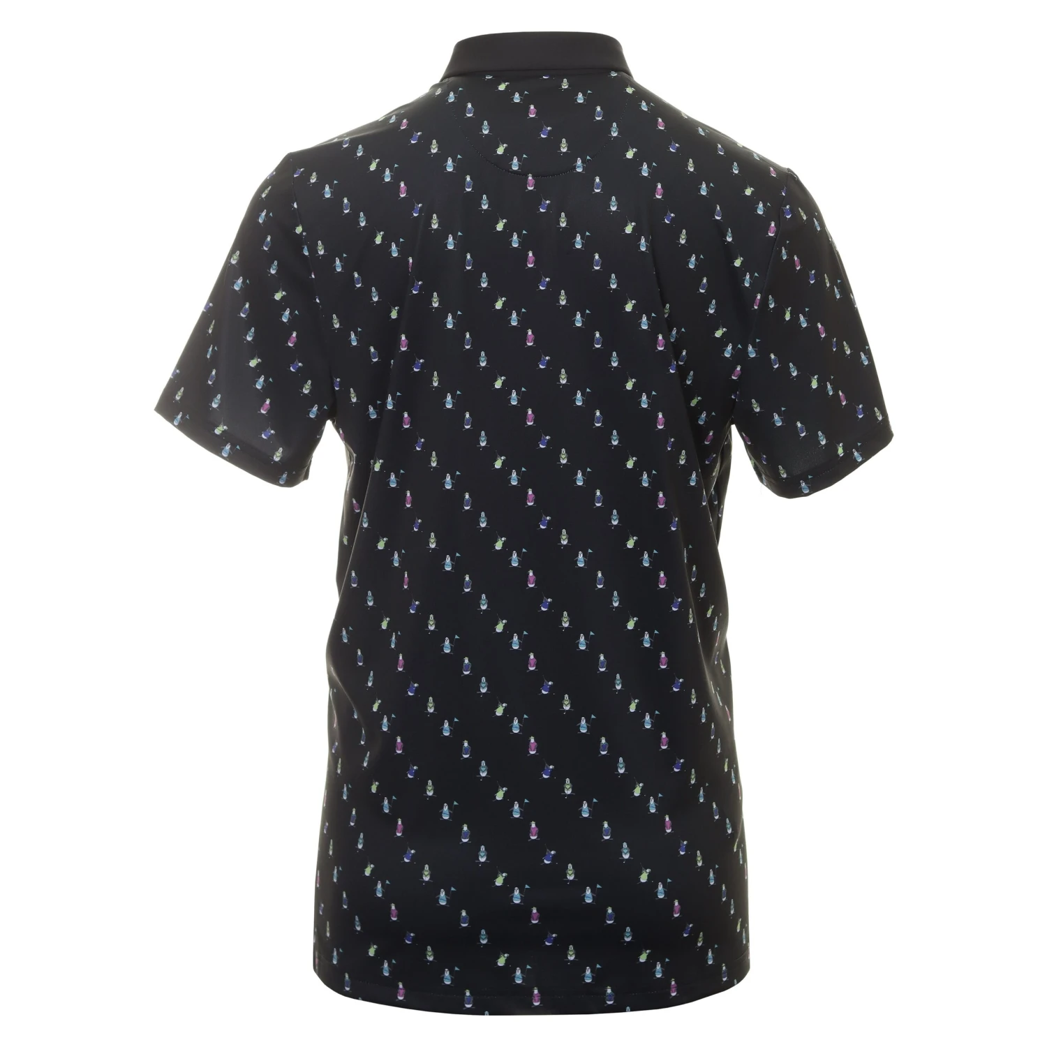 Original Penguin Golf Swinging Pete Novelty Print Polo Shirt 2 Original Penguin Golf Swinging Pete Novelty Print Polo Shirt - Image 2