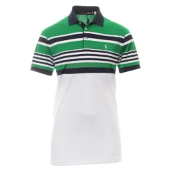 RLX Ralph Lauren Performance Block Stripe Polo Shirt
