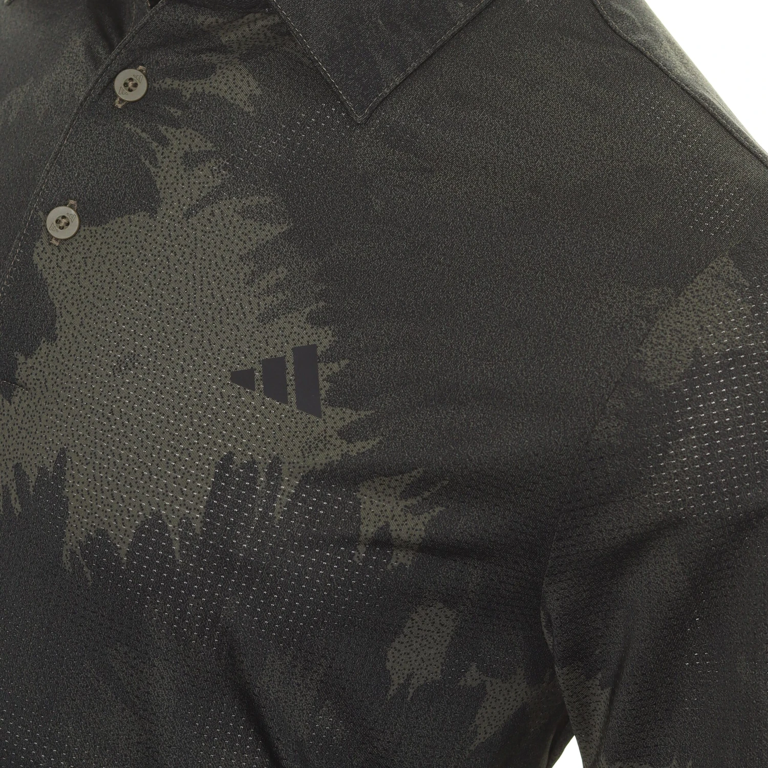 Adidas Golf Flower Mesh Print Shirt 3 Adidas Golf Flower Mesh Print Shirt - Image 3